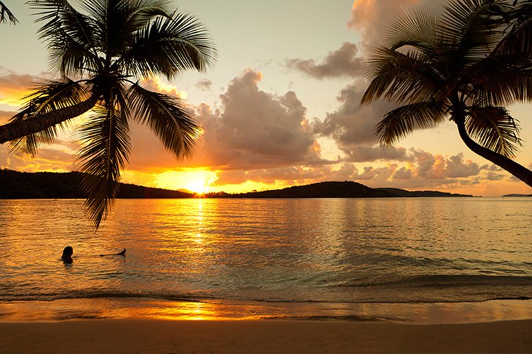 caribbean sunset