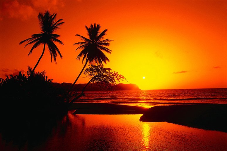caribbean sunset