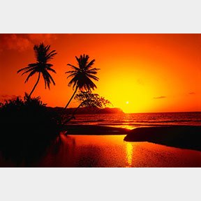 caribbean sunset