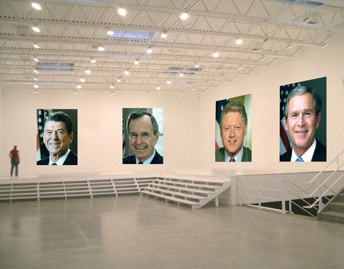 presidents in gallery