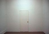 Installation Artists Space wall and door, 1979
